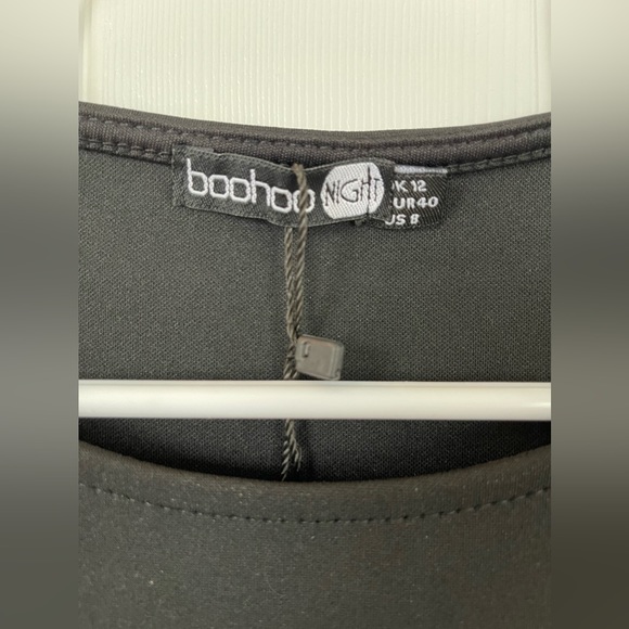 NWT Boohoo Kate Monochrome Skater Dress - Picture 2 of 5